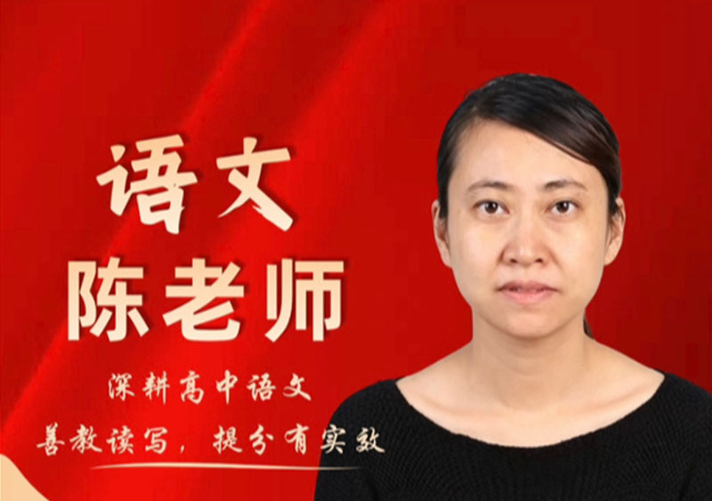 语文 陈老师｜深耕高中语文，善教读写，提分有实效